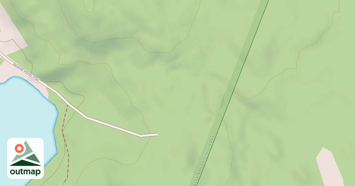 Map of snowmachine trail