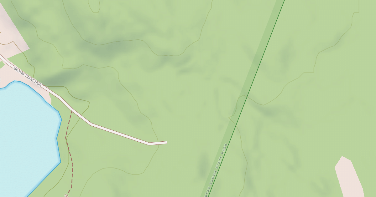 Map preview of snowmachine trail