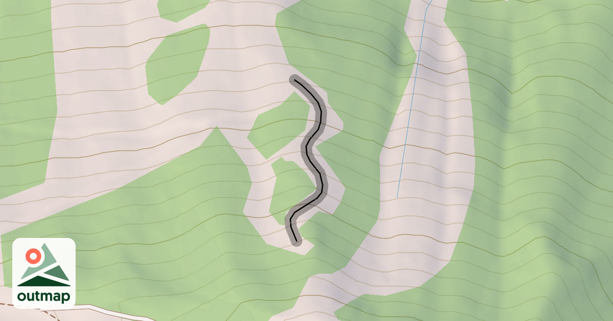 Map of East 'S' Chute