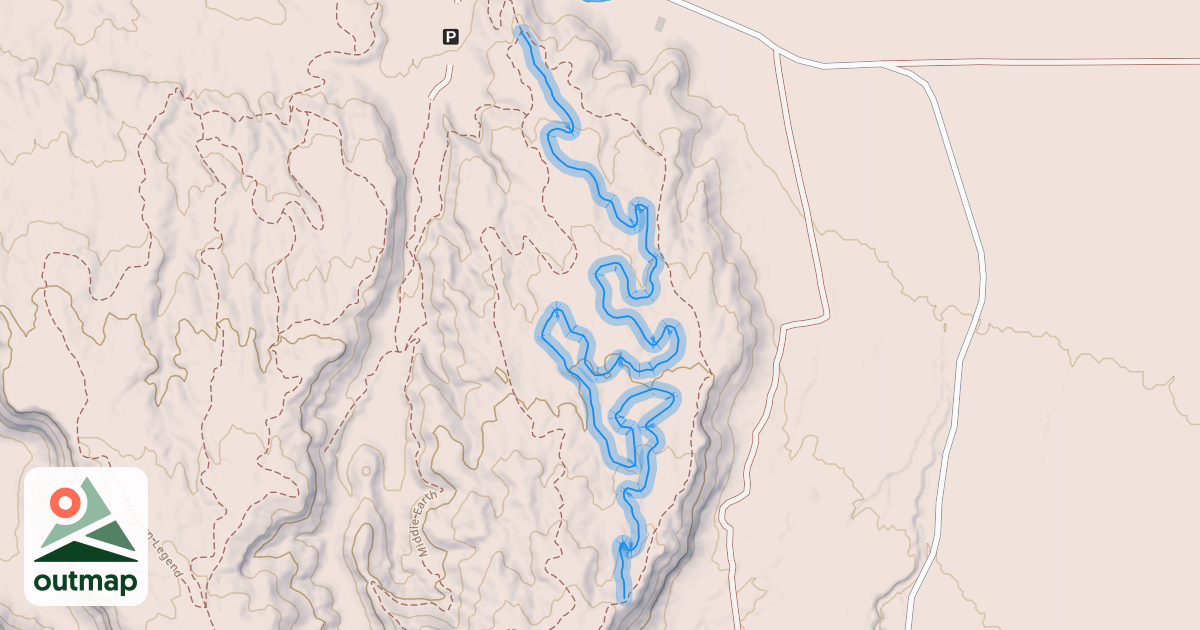 Map of Second Breakfast Trail