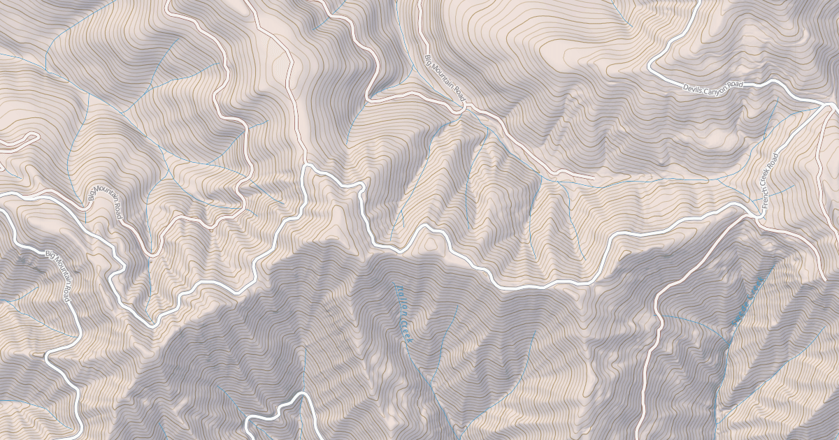 Map preview of BIG FRENCH CREEK