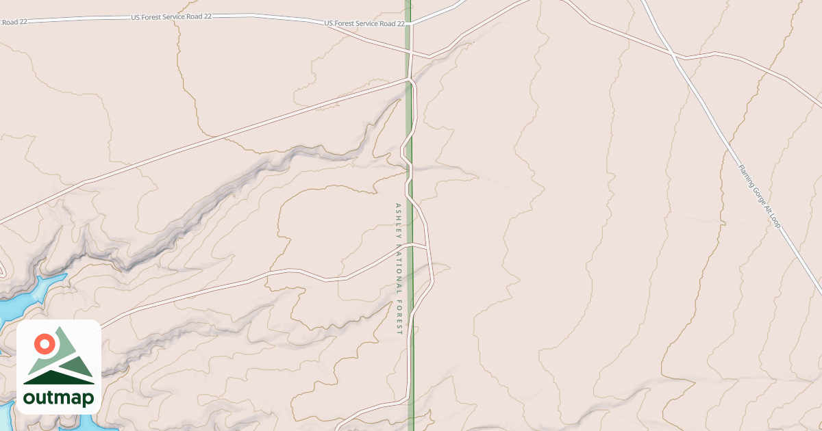 Map of NORTH RIVER BEND DISPERSED A
