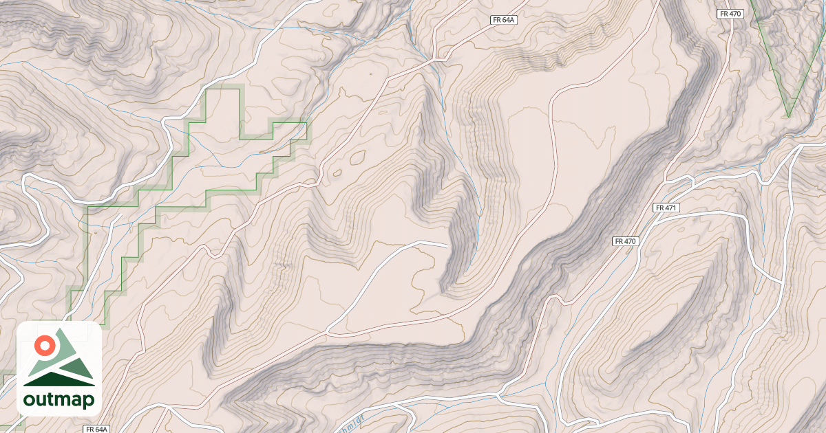 Map of MESA GURULE