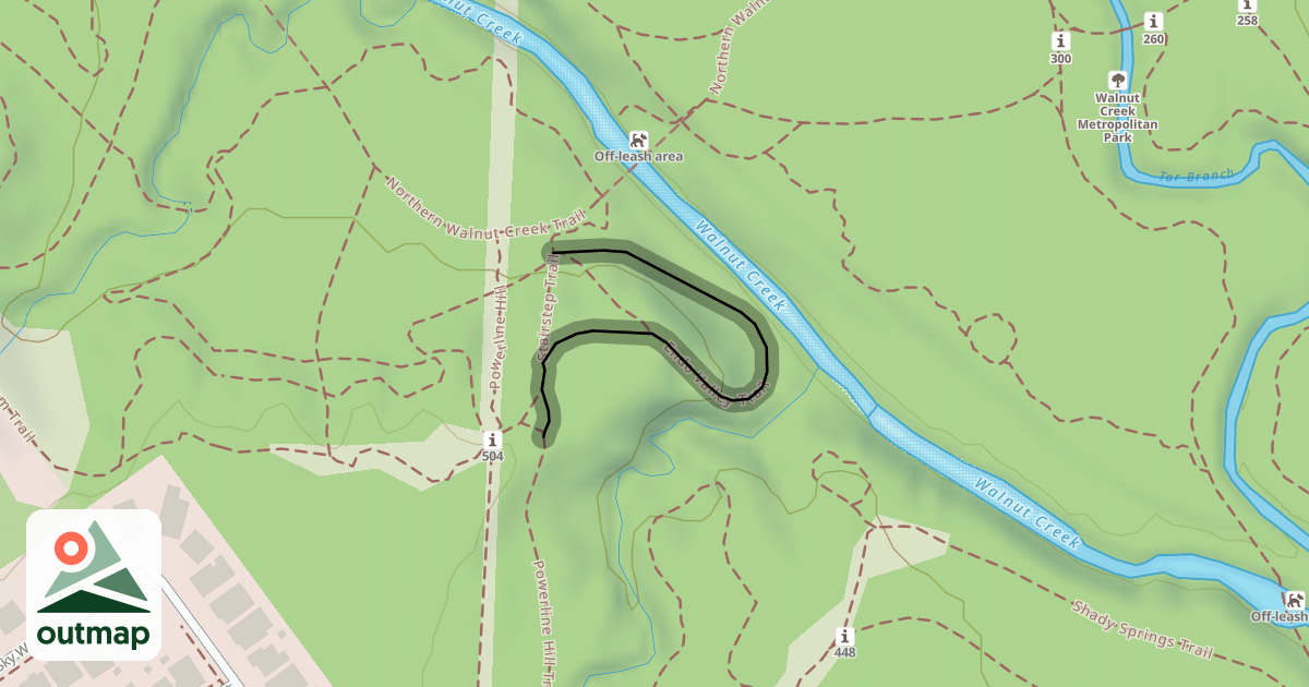 Map of Endo Valley Trail