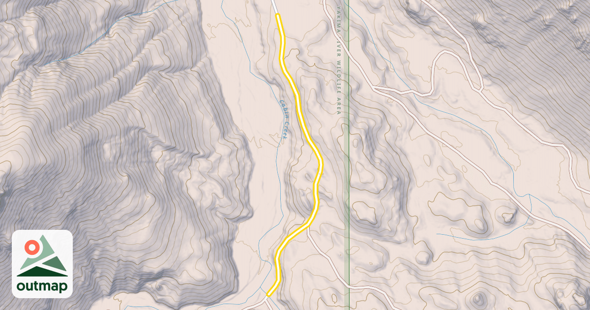 Map of National Forest Development Road 41