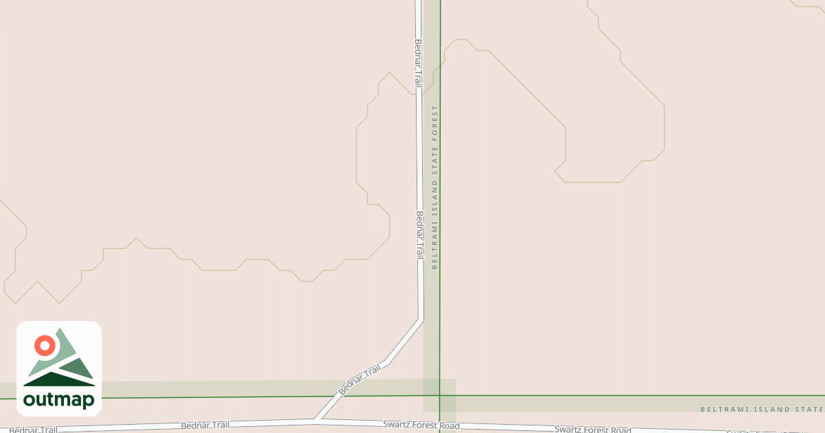 Map of Warroad/Roseau Trails