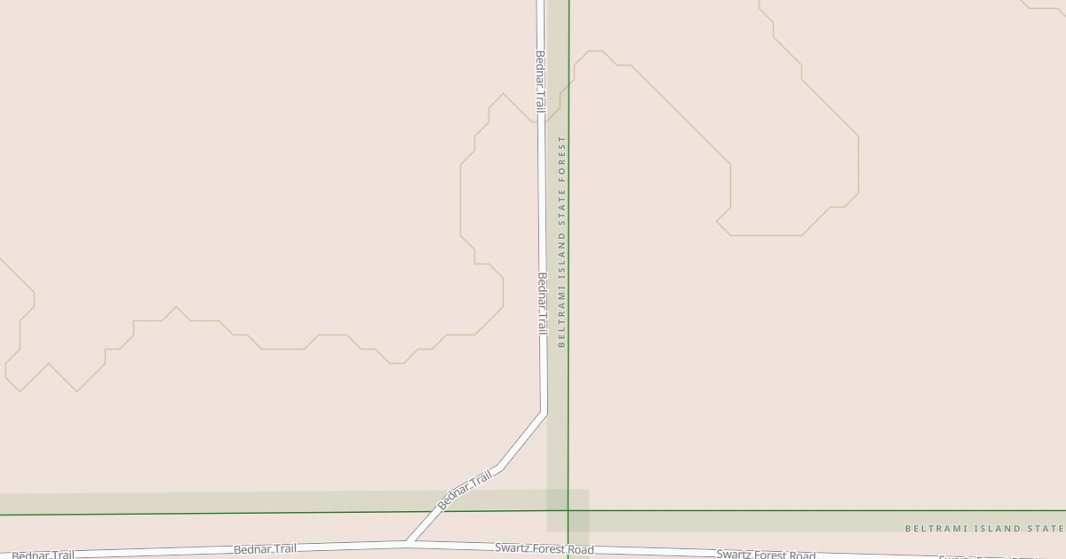Map preview of Warroad/Roseau Trails