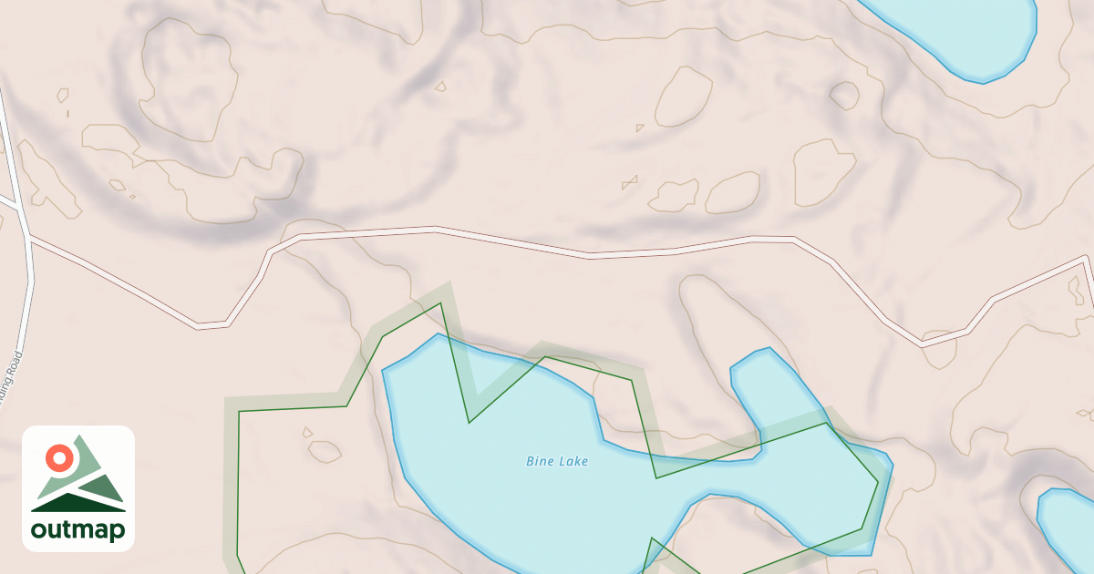Map of MESEGWESI LAKE