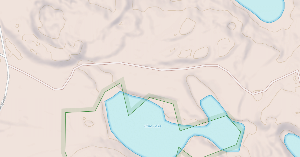Map preview of MESEGWESI LAKE