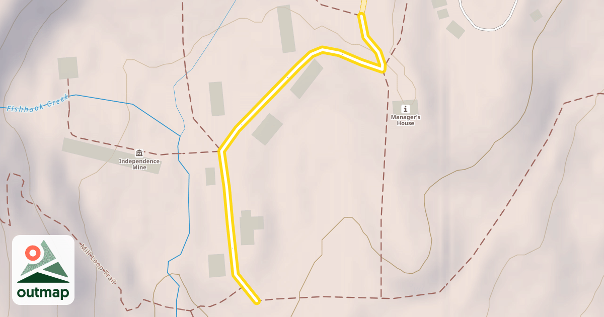 Map of Maint Trail