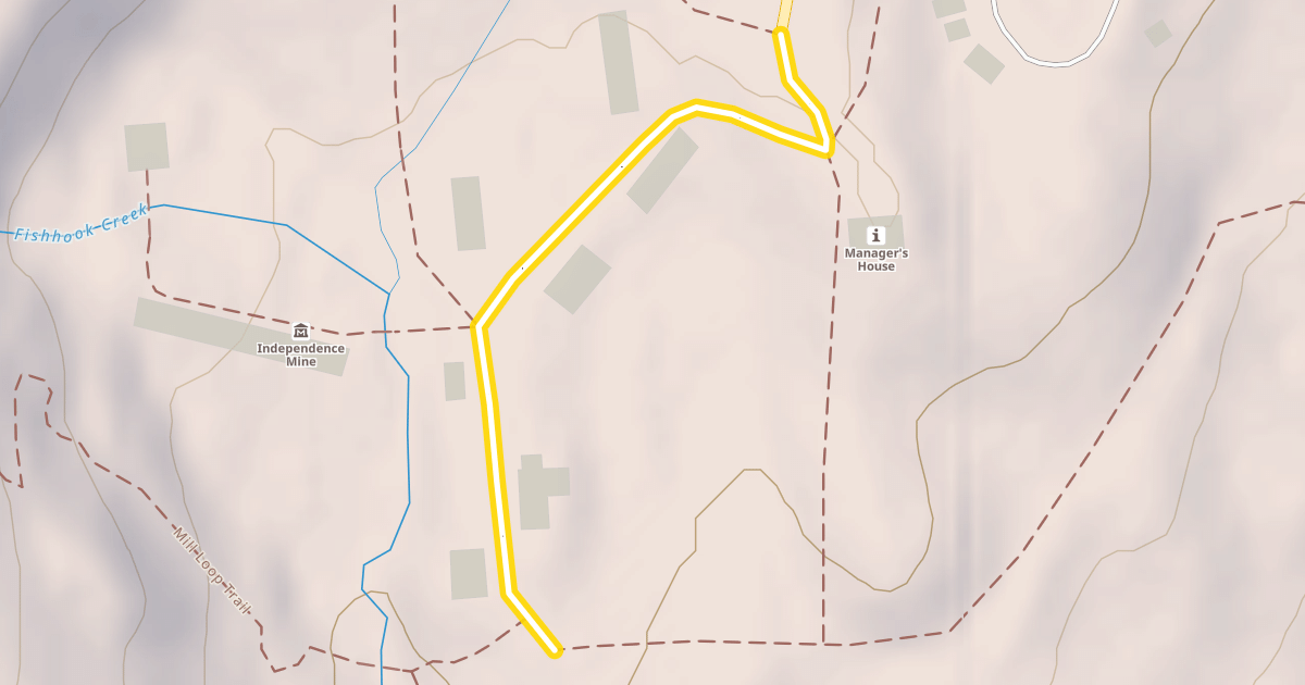 Map preview of Maint Trail