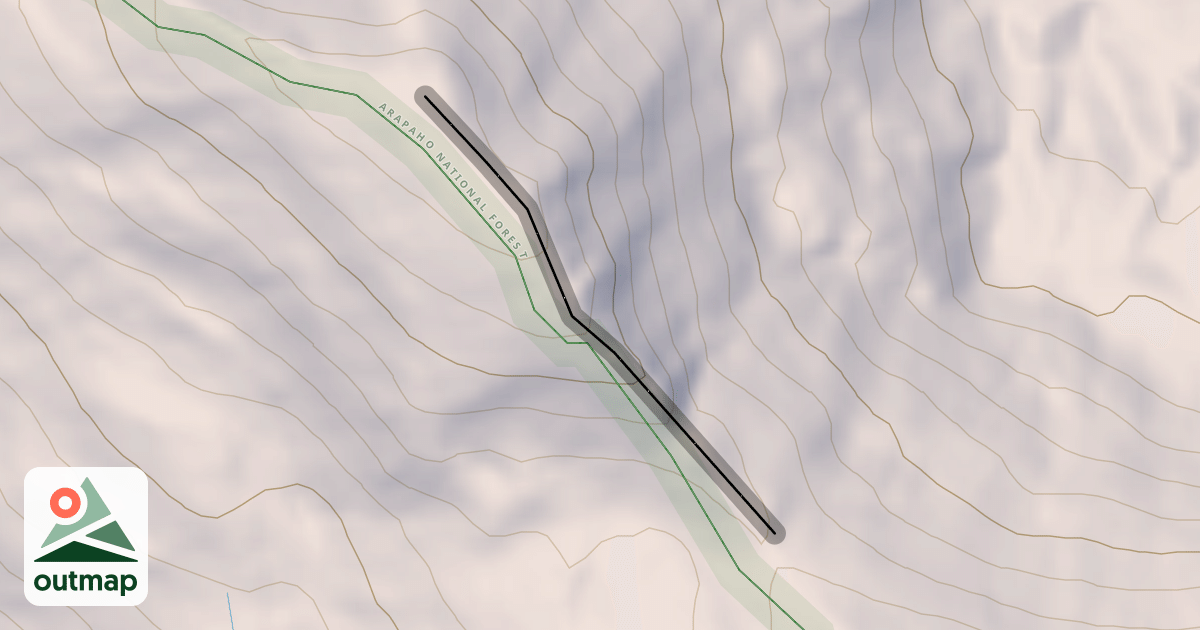 Map of South Traverse of Continental Divide