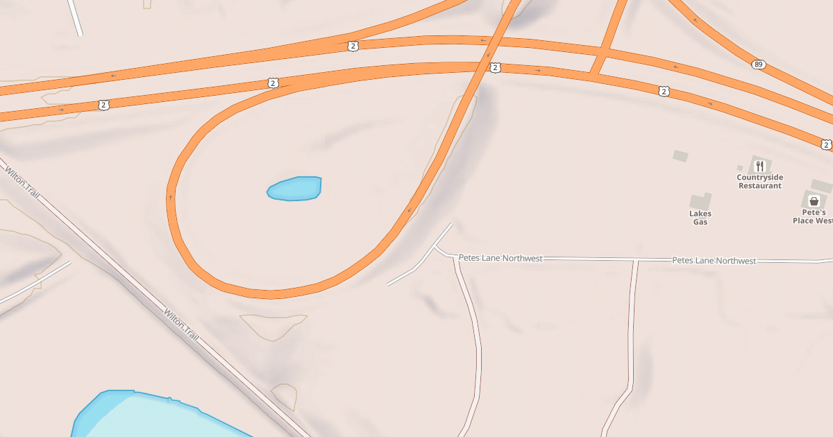 Map preview of Wilton Trails Northwest