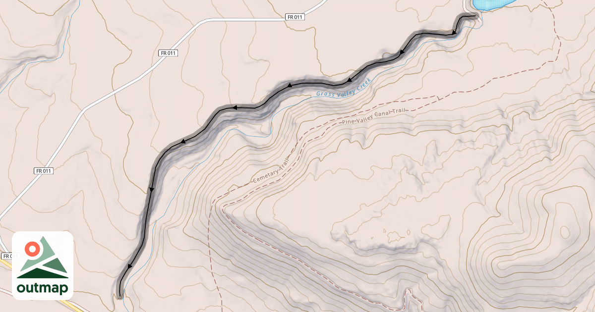 Map of Big Dog Trail