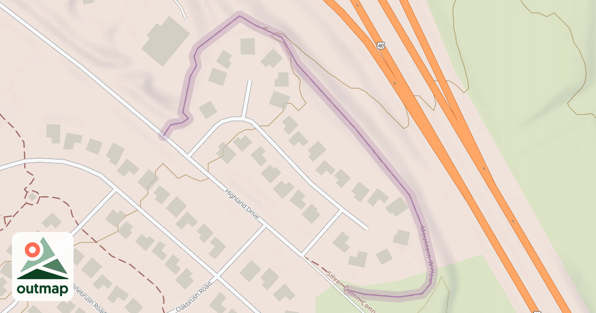 Map of Mountain Willow