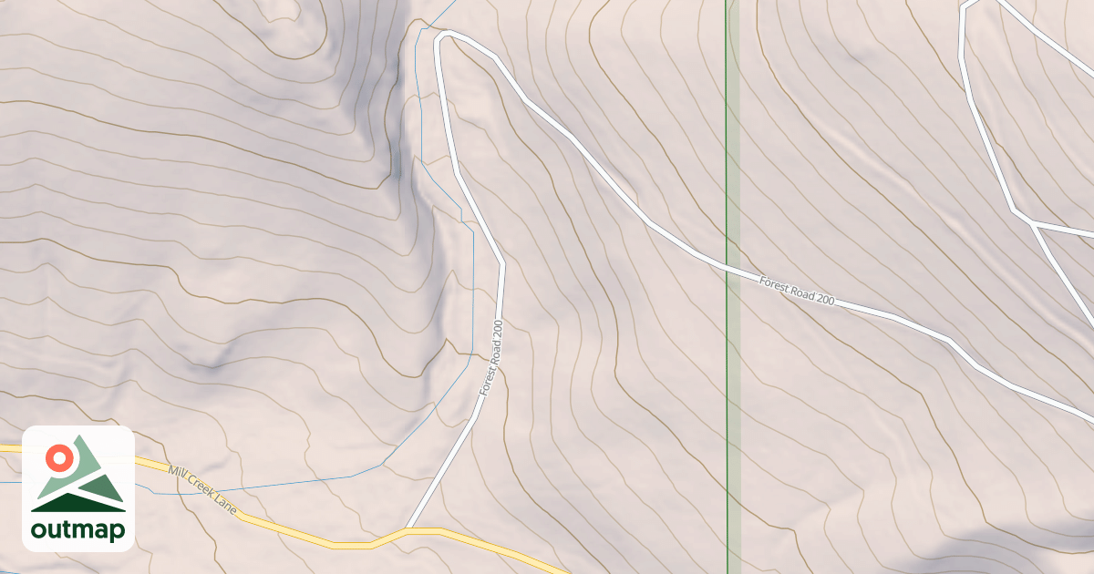 Map of USFS National Forest System Roads {514F8B85-ADF0-422A-BAAB-E0992277B280}