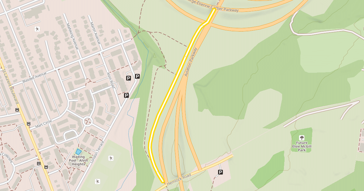 Map preview of Aviation Pathway
