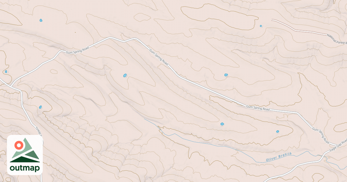 Map of EAST HORSESHOE