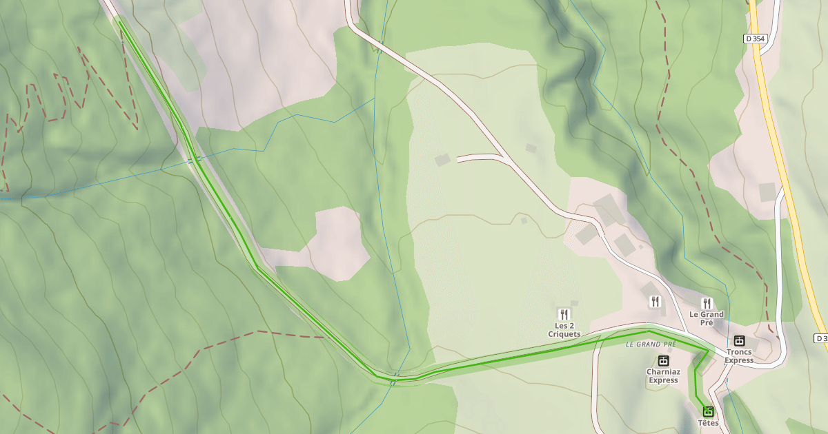 Map preview of Granges