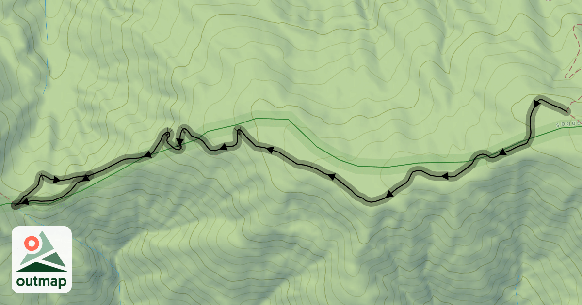 Map of Ridge Trail