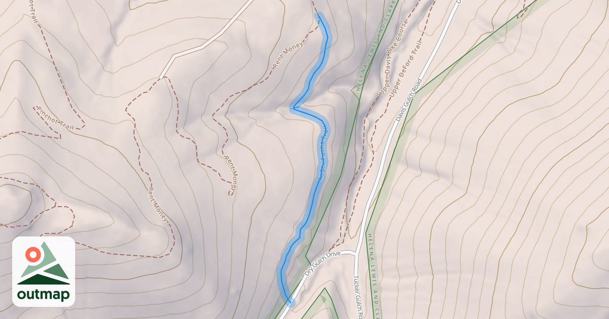 Map of Roger Fuchs Trail