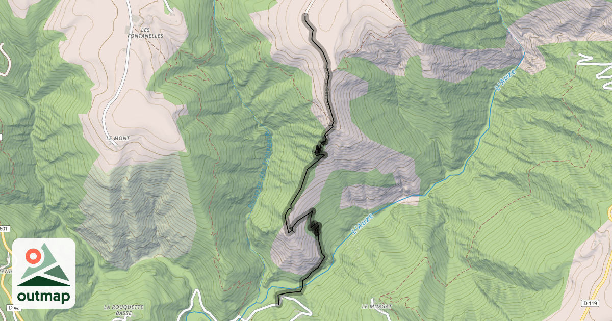 Map of Auze a Servant