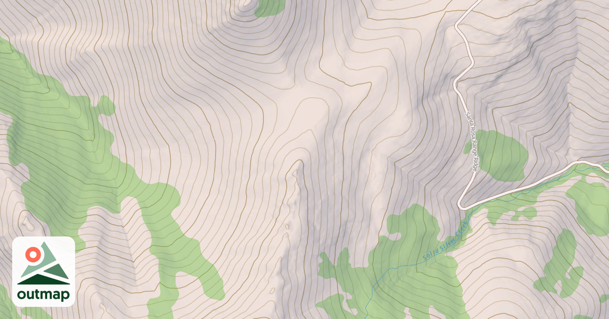 Map of SOLID SILVER SPUR C MOTOTRAIL