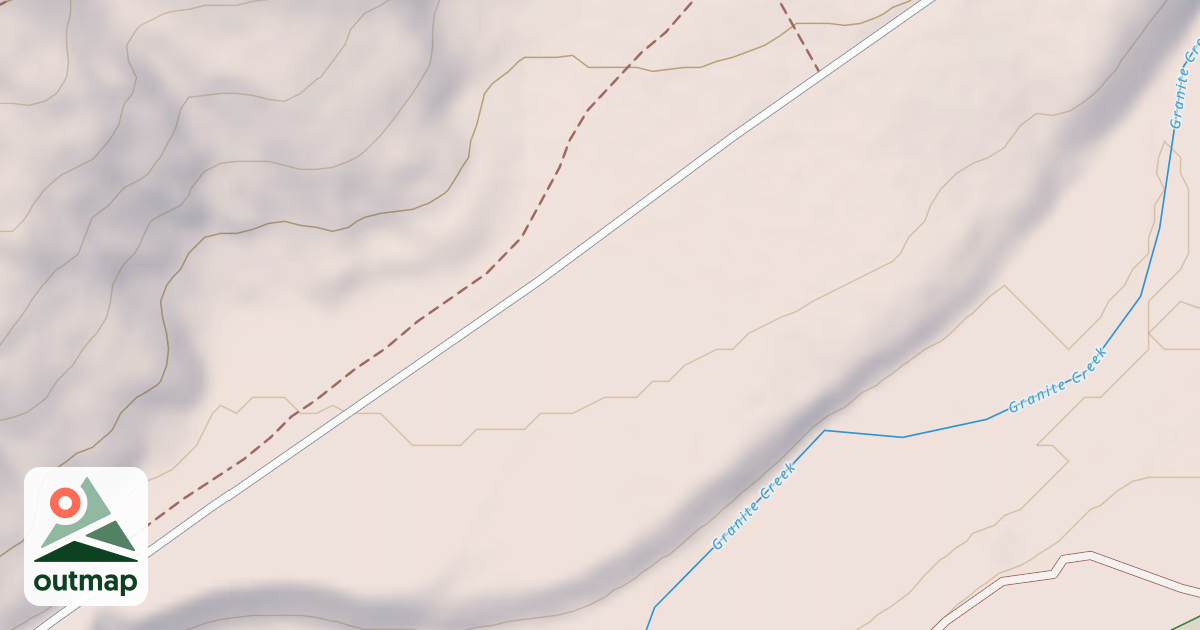 Map of GRANITE CR DISP REC SITE F