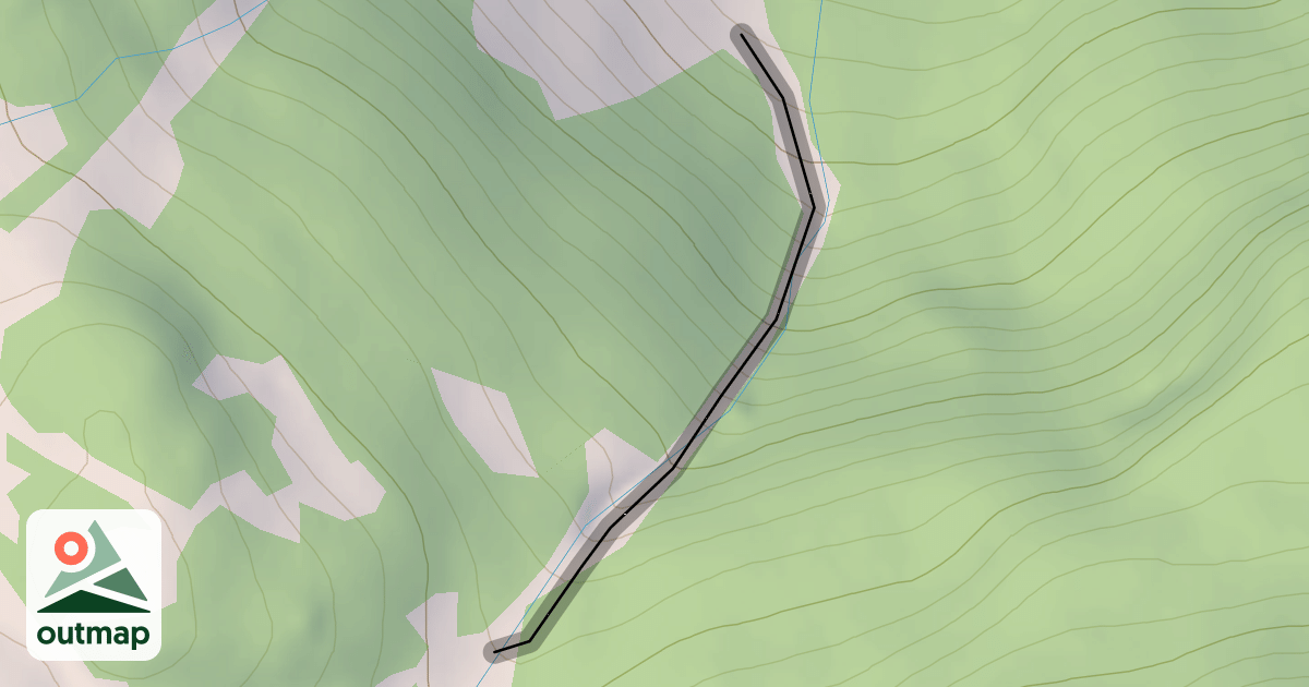 Map of Beggars Canyon