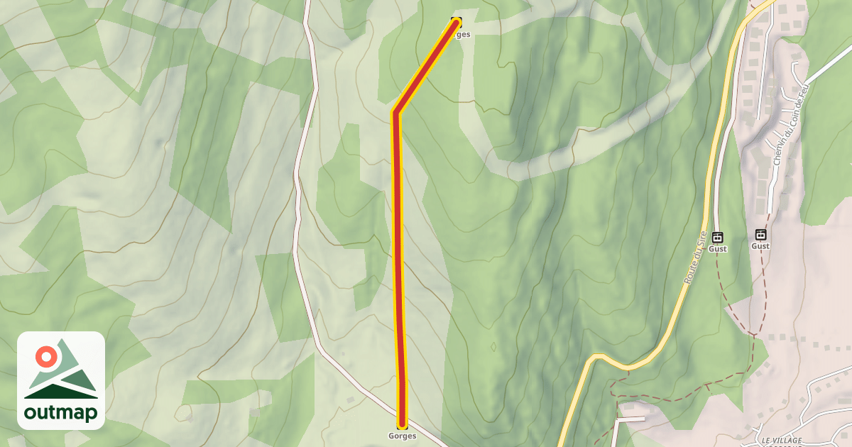 Map of Gorges