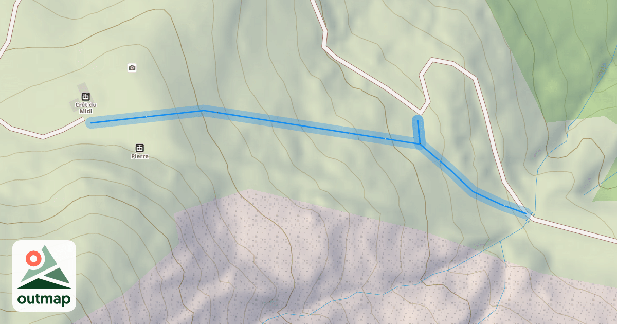 Map of La Pierre