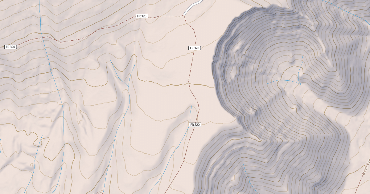 Map preview of TRAIL SPRING ATV