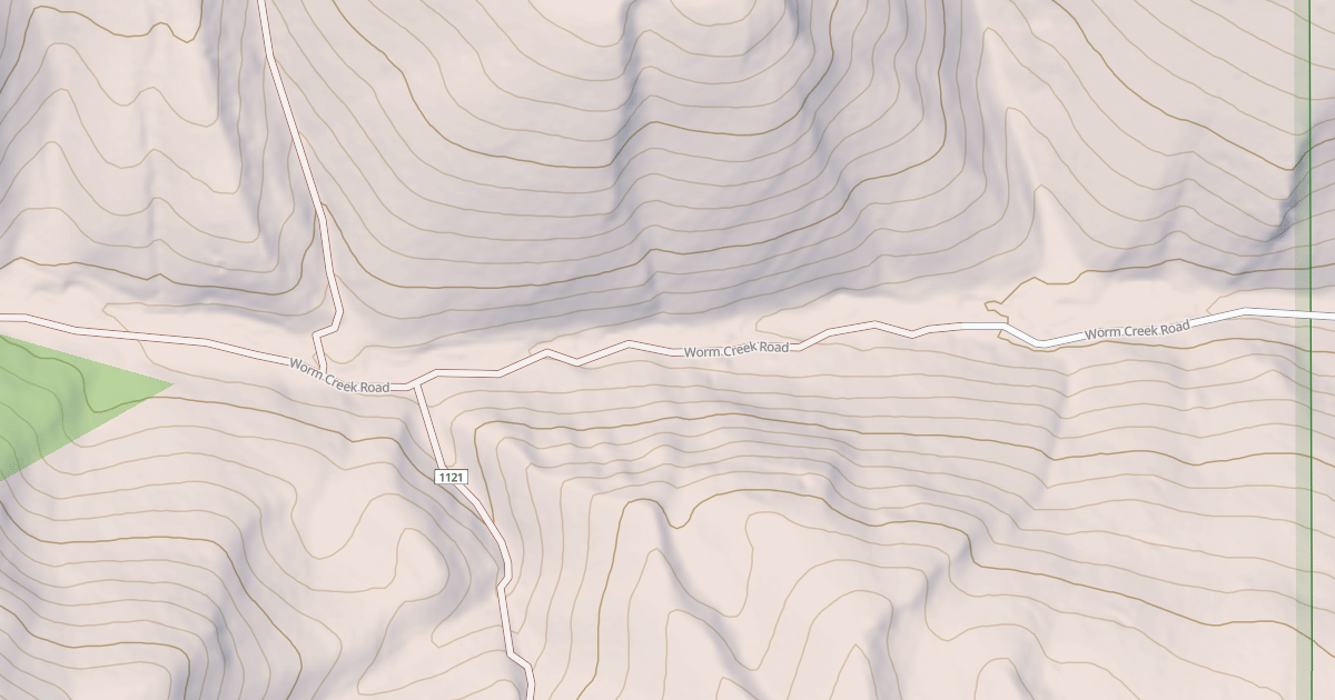 Map preview of WORM CREEK