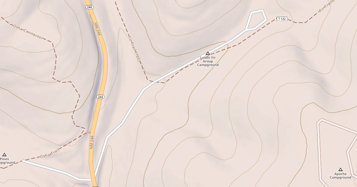 Map preview of FIR CAMPGROUND