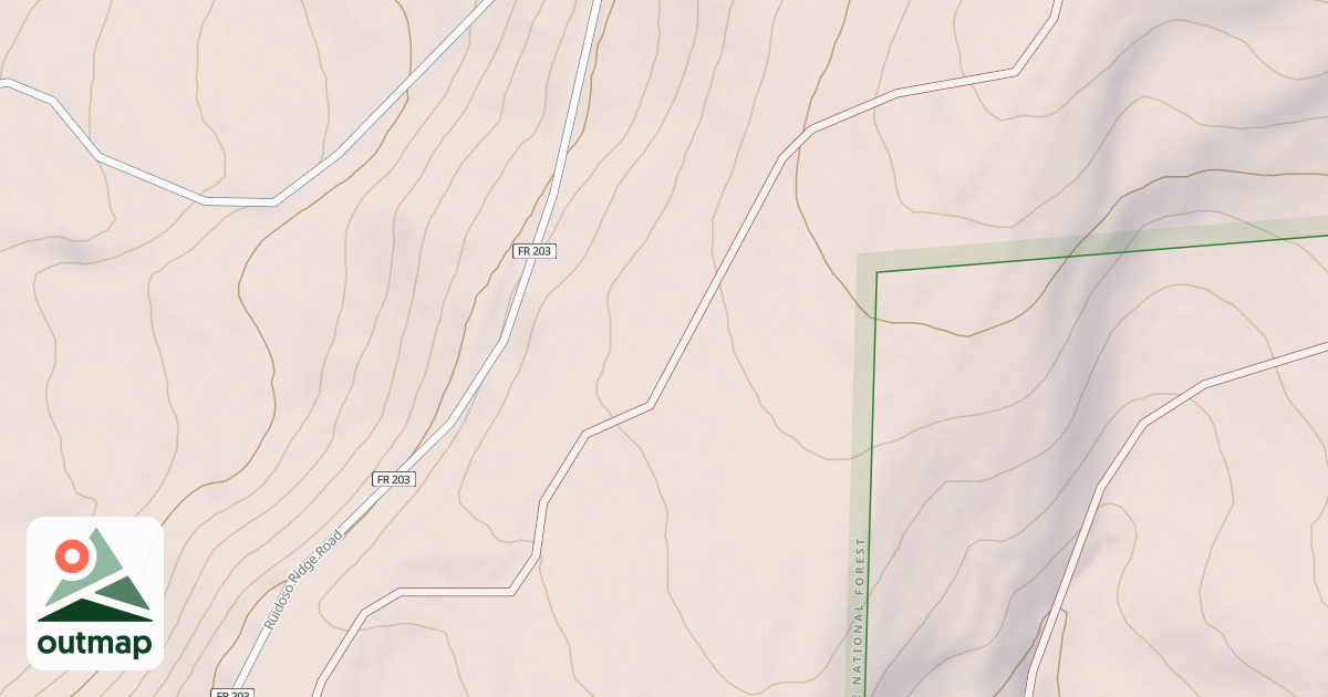 Map of USFS Motor Vehicle Use Map Roads {A59A29ED-A695-4C23-AD75-5B3E85079D7A}