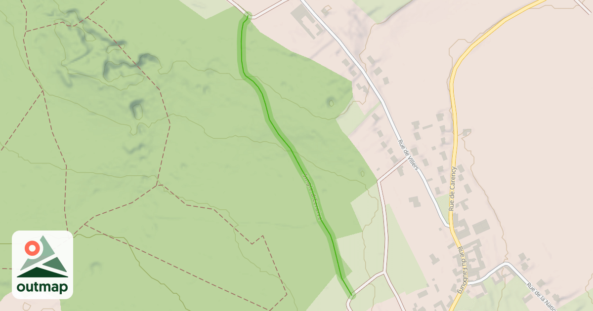 Map of Single d'Ecroive