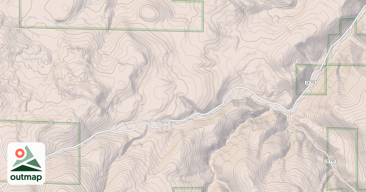 Map of DENNY CR.