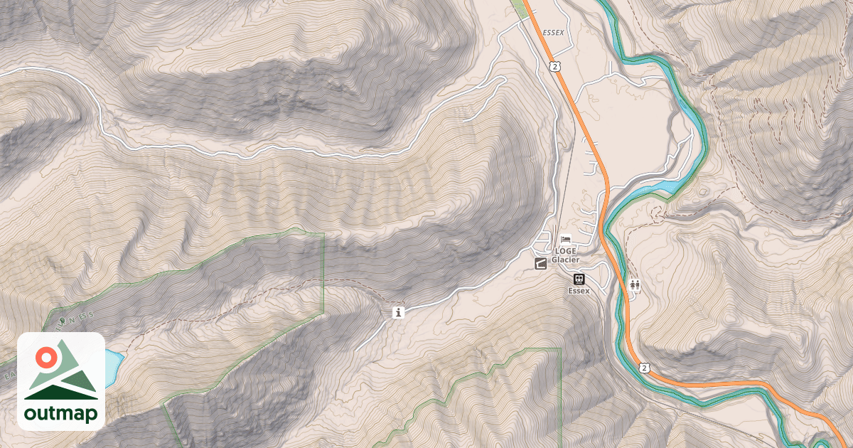 Map of ESSEX CREEK