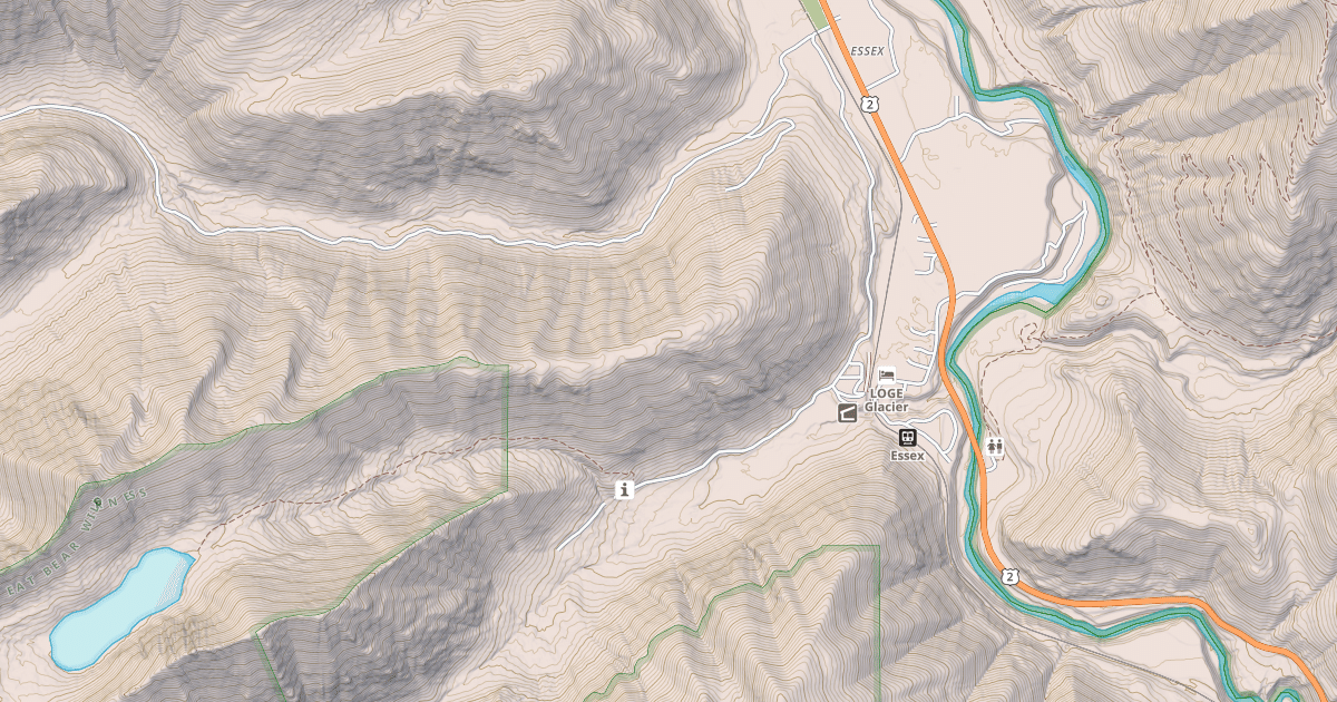 Map preview of ESSEX CREEK