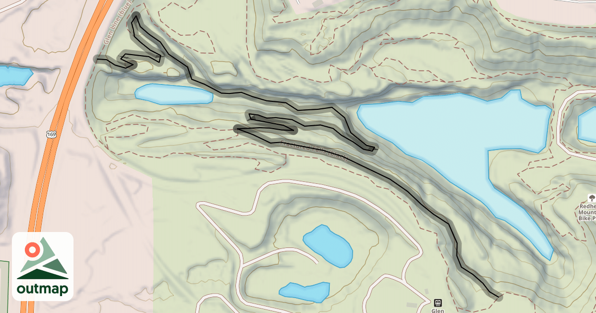 Map of Fractured Falls (black)
