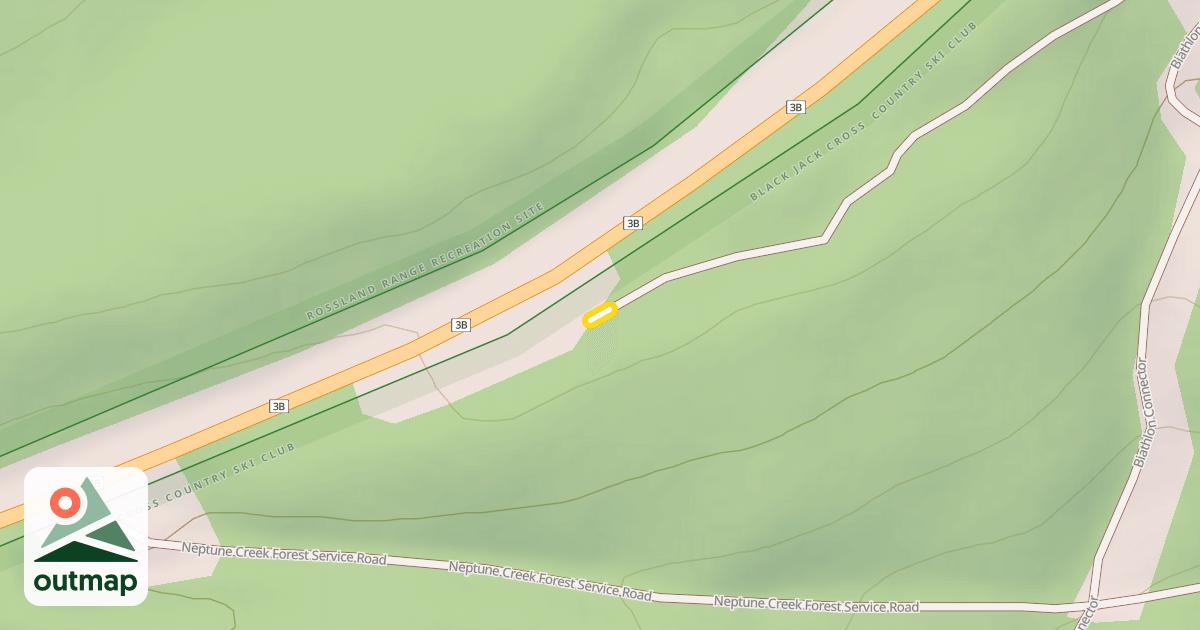 Map of Biathlon Parking Lot