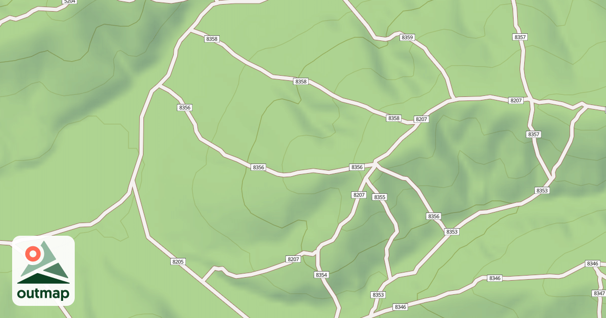 Map of USFS Motor Vehicle Use Map Trails 19005