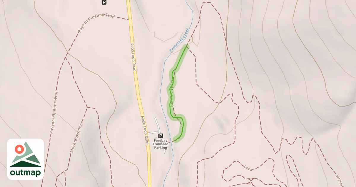 Map of Peteetneet Trail