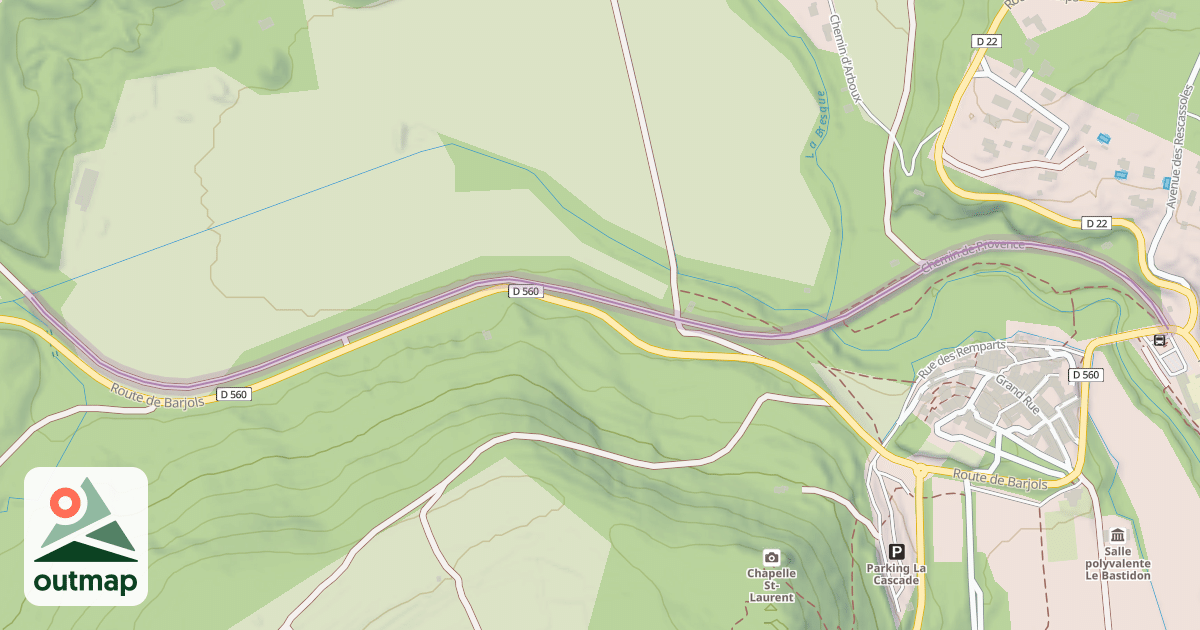 Map of Chemin de Provence