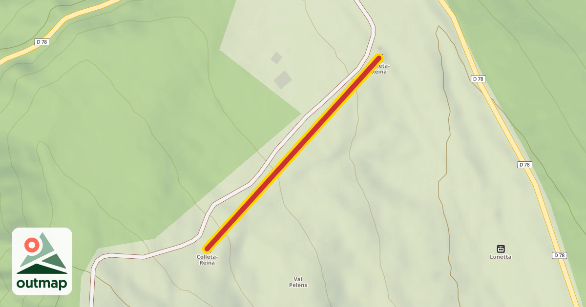 Map of Coletta-Reina