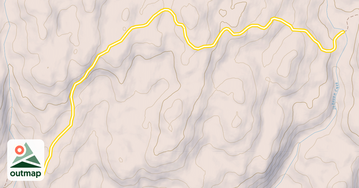 Map of Johnson Pass Trail