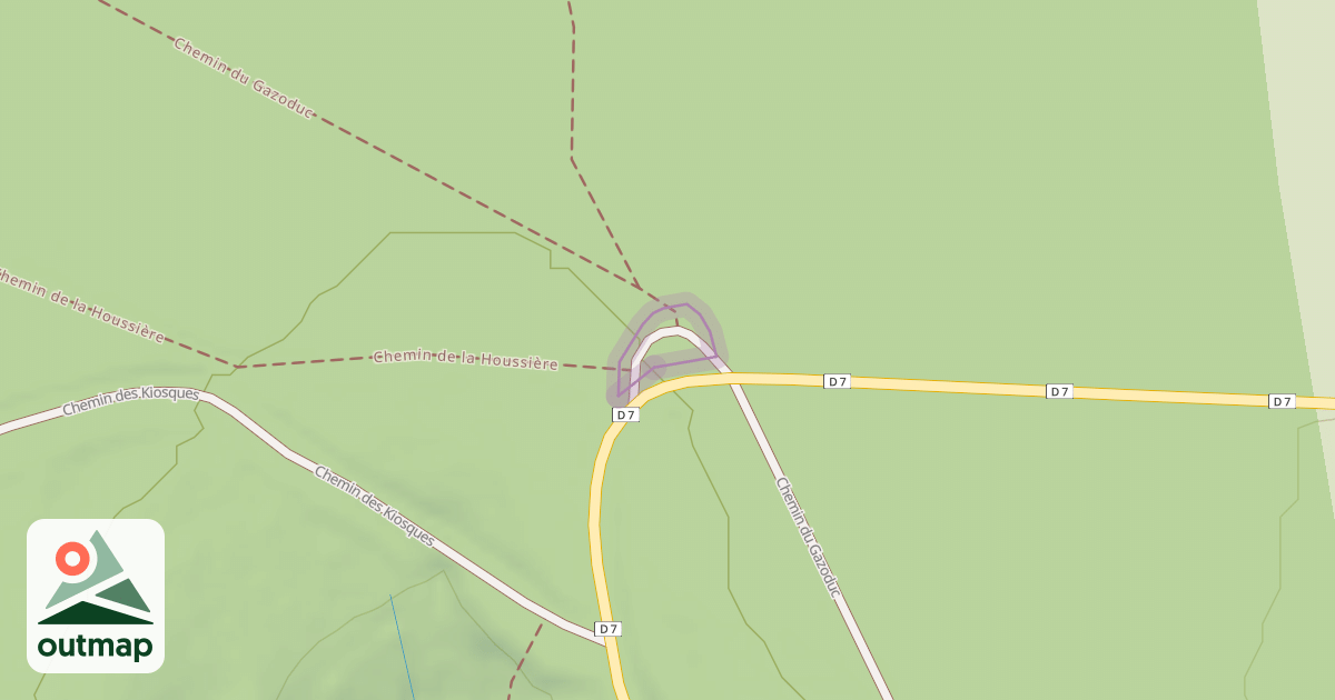 Map of Parking virage du cousin