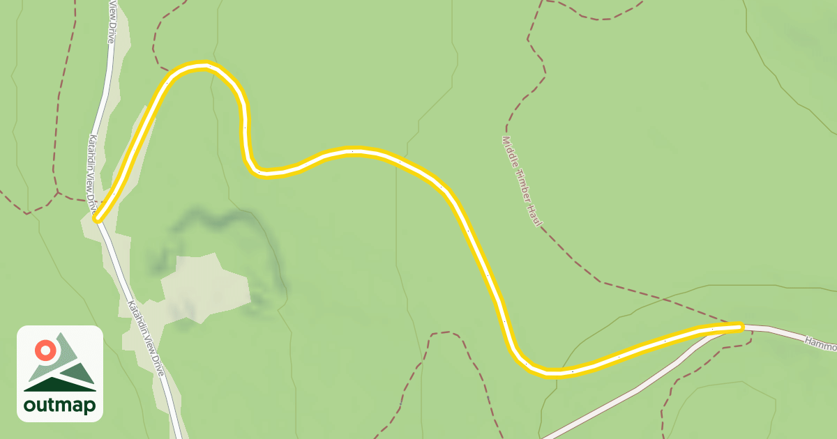 Map of Hammond Ridge Trail