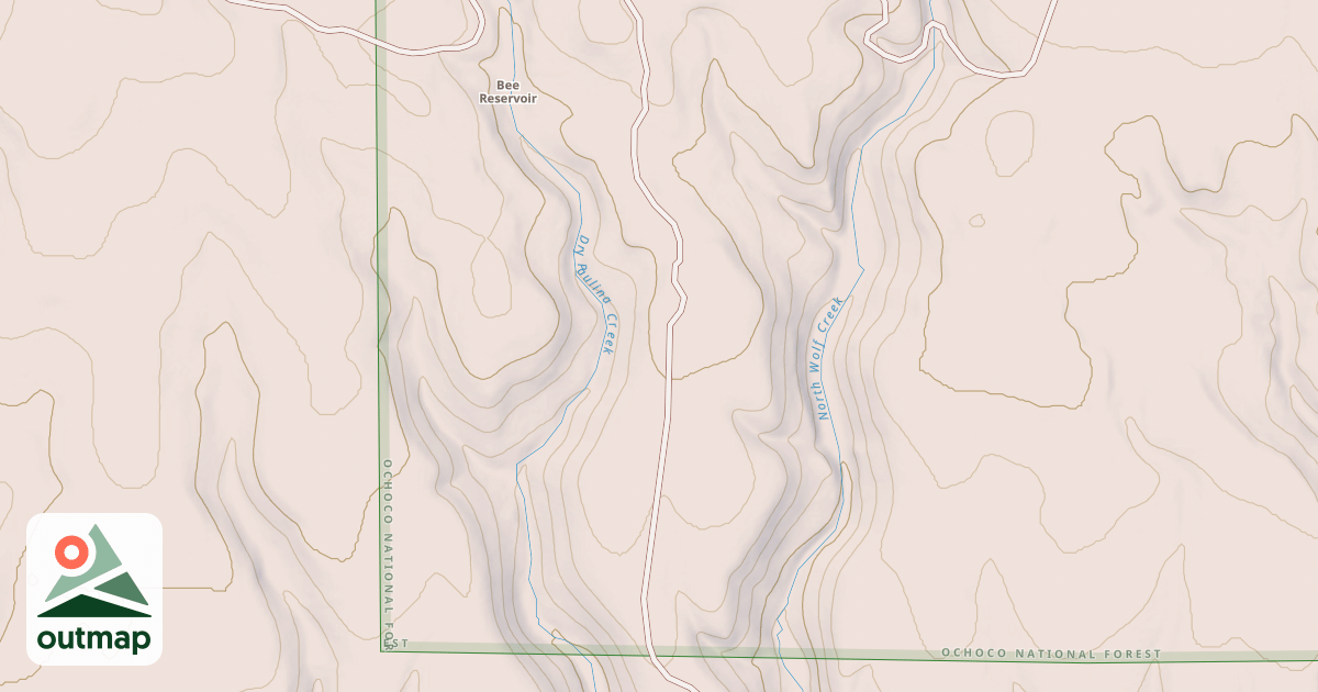Map of USFS Motor Vehicle Use Map Roads {398063F1-258B-4580-B196-791747A7C072}