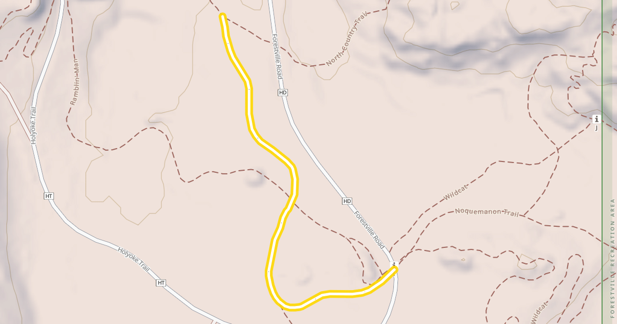 Map preview of Noquemanon Trail